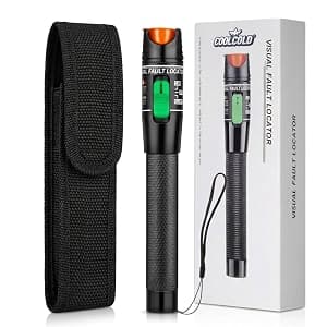 COOLCOLD VFL Visual Fault Locator 30mW 30KM Fiber Optic Cable Tester